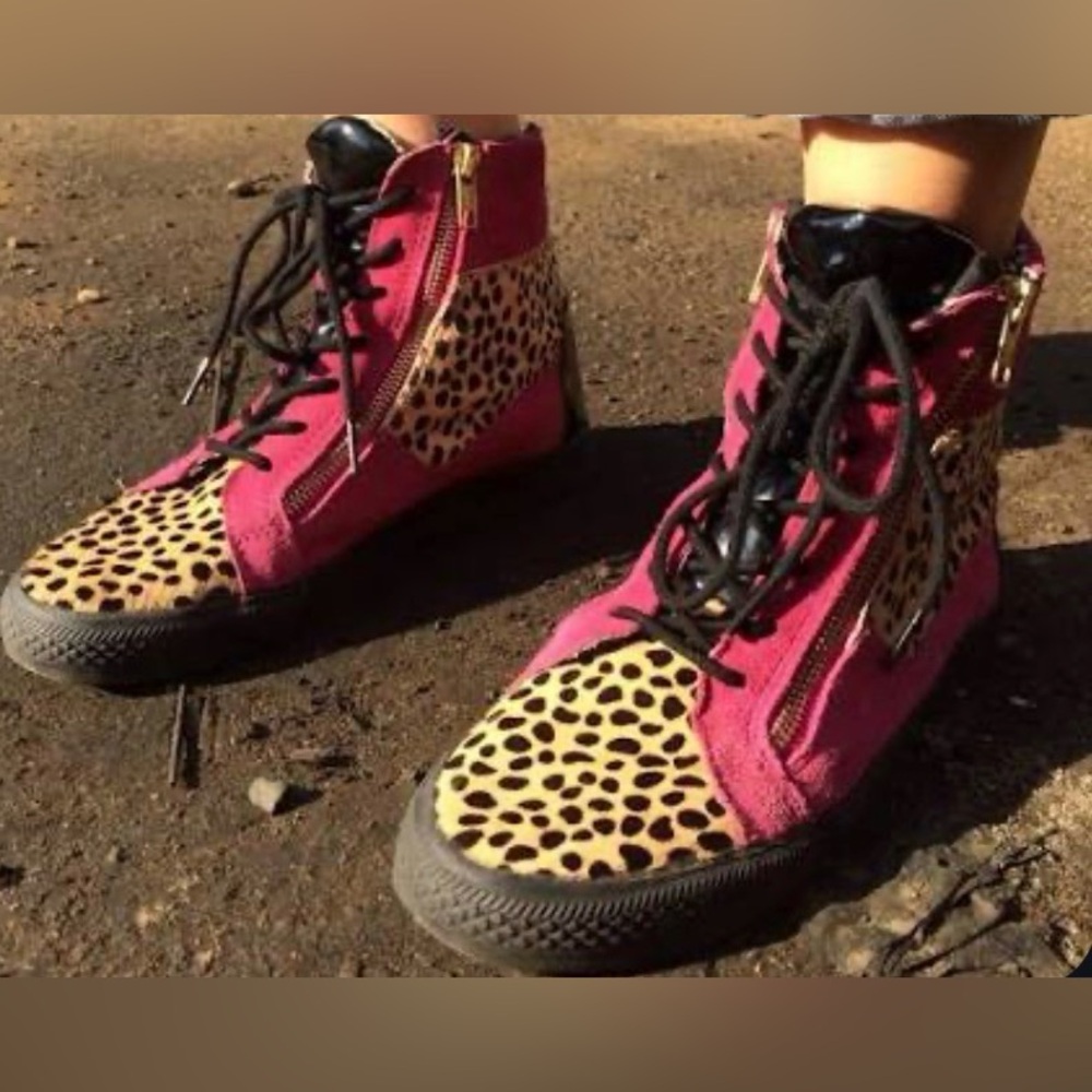 Betsey Johnson "The Nixxxie" High-Top Sneakers - Picture 12 of 13